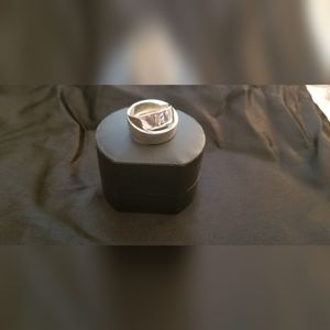 Silpada Sterling Silver R3056 Crossover Band Together Ring Size 9